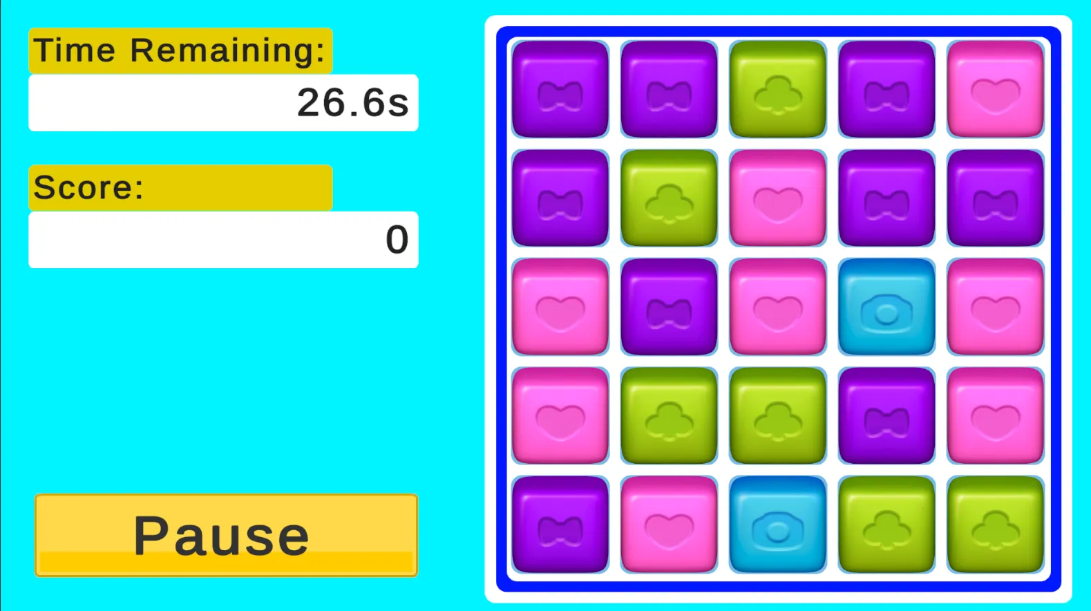A later stage of the board